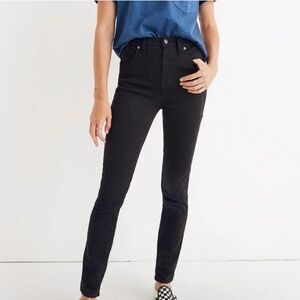 Madewell 10” High Rise Skinny Black Jeans | Size 28